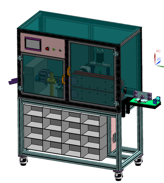 Coil tube traction cutting machine